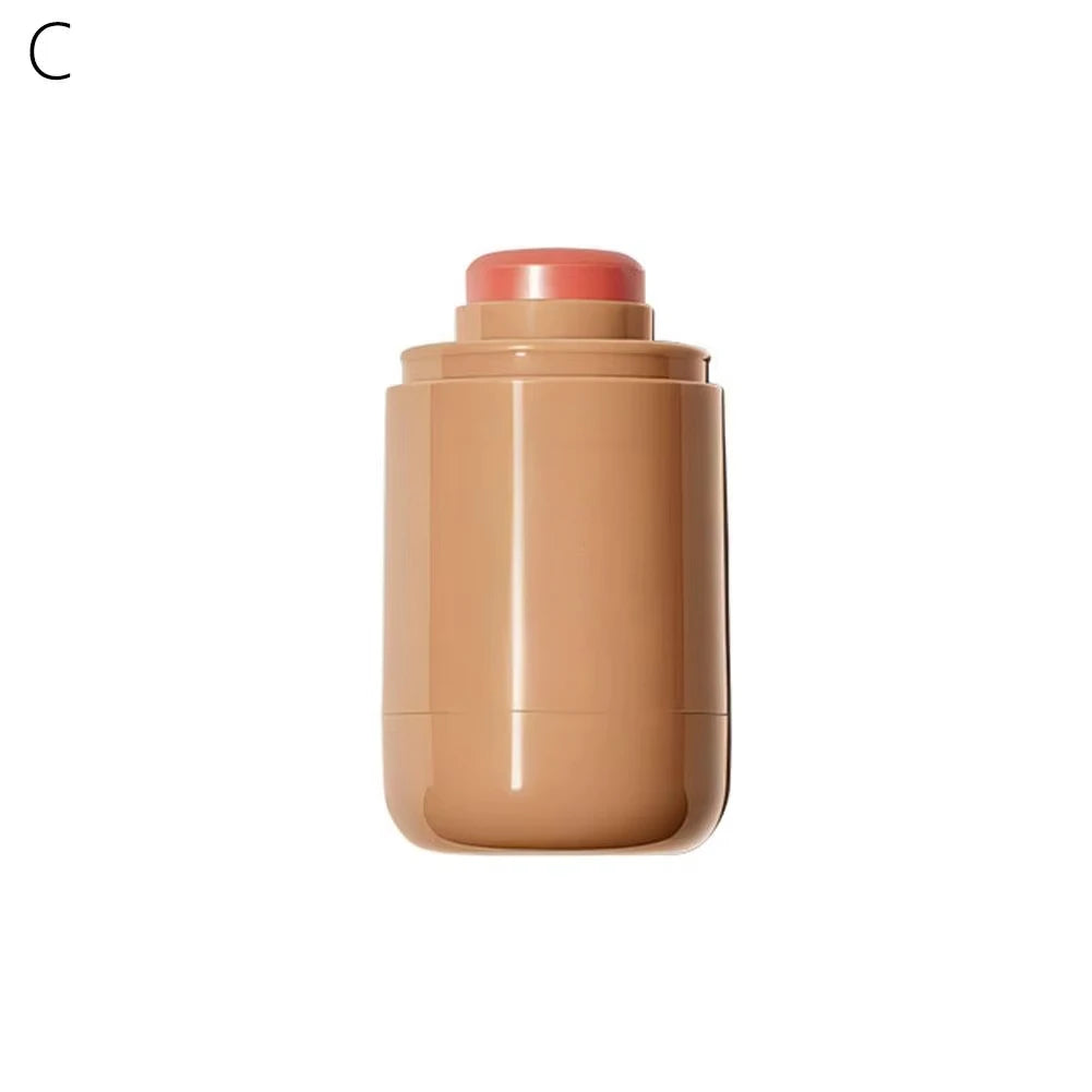 PAGE VINE Pocket Blush Stick 6 Color Lip And Cheek Hydrating Stick Highlights To Brighten Natural Hydrating Muscles